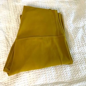 Mustard Yellow Lululemon Align Leggings